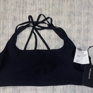 Abercrombie and Fitch YPB Black Strappy Sports Bra XL